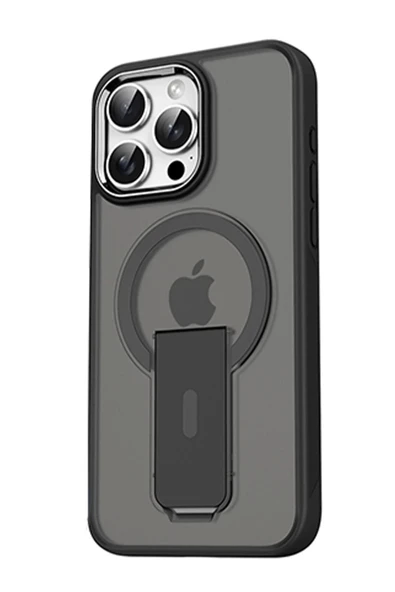 iPhone 14 Pro Tork Magsafe Standlı Kapak - Siyah ürün görseli 1