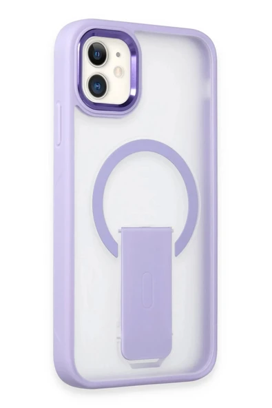 iPhone 12 Tork Magsafe Standlı Kapak - Lila ürün görseli 1