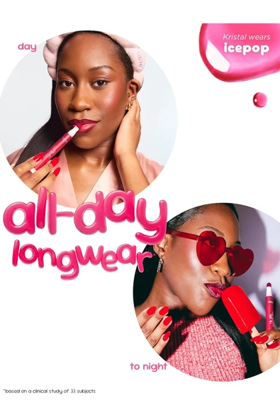 Tarte Maracuja Juicy Sünger Uçlu Dudak Renklendirici Ice Pop 2.6ML - Resim 6