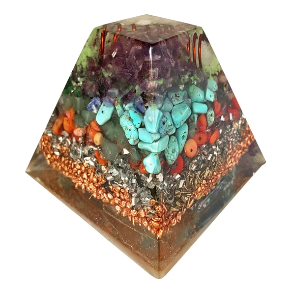 Orgonit Fosforlu Piramit Maya 8cm ürün görseli 1