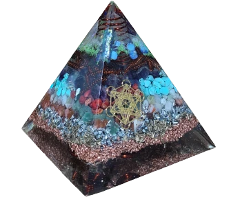 Özel Üretim Orgonit Fosforlu Piramit 1 - Resim 3