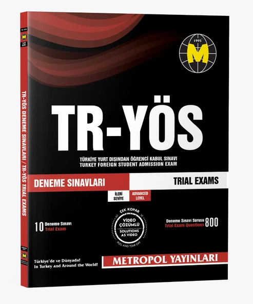TR-YÖS DENEME SINAVLARI (İLERİ SEVİYE) (10 FASİKÜL DENEME) ürün görseli 1