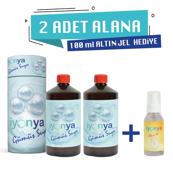 2Lt Gümüş Suyu 100ml Altın Jel Hediye ürün görseli 1