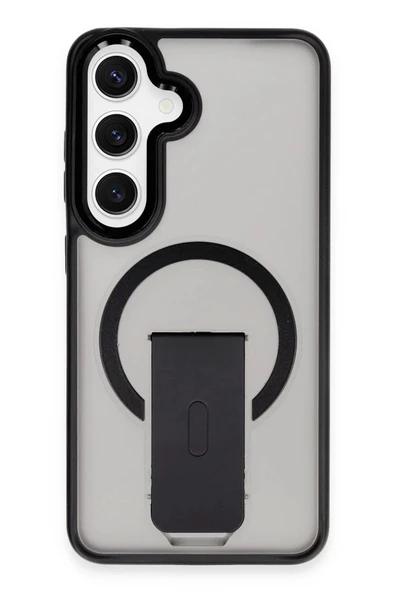 Samsung Galaxy S24 Tork Magsafe Standlı Kapak - Siyah ürün görseli 1