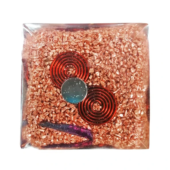 Orgonit Fosforlu Piramit Maya 8cm - Resim 5