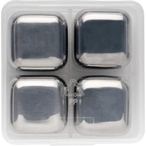 4'lü Çelik Metal Kaplama Buz Taşı - Resim 3