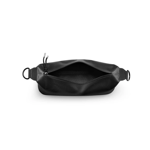 Gaston Luga Lightweight DuoSeal Crossbody Omuz Çantası- Black - 2