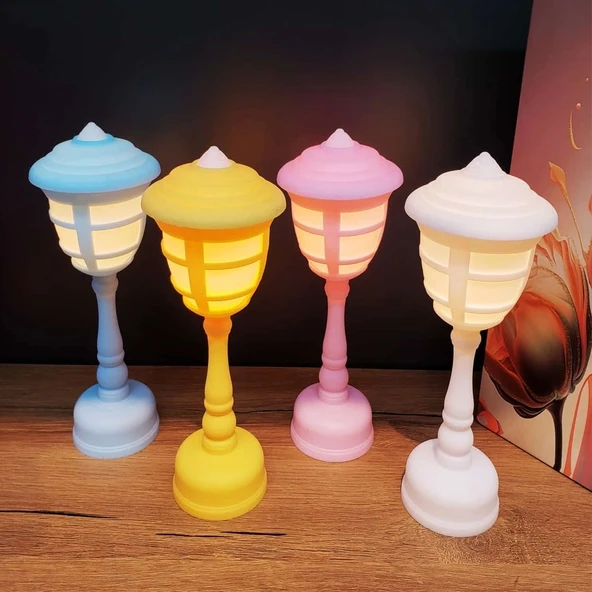 Renkli Sokak Lambası Tasarımlı Led Işık ürün görseli