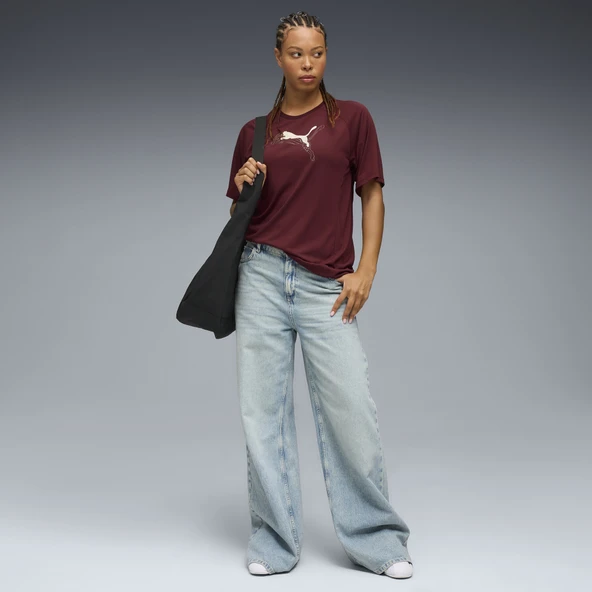 Puma 688139 96 Evostripe Graphic Tee Kadın Günlük T-Shirt - 3