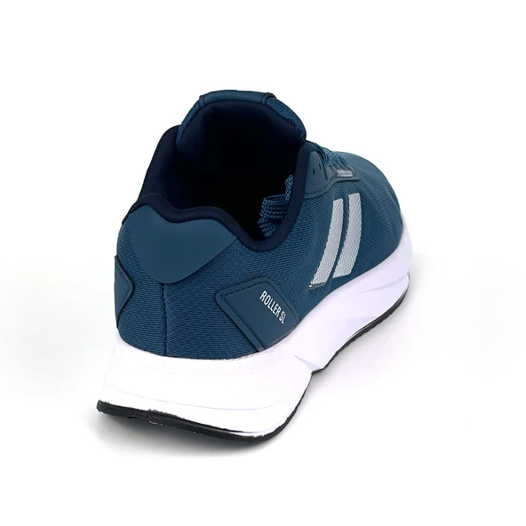 Erkek İndigo Bağcıklı Nefes Alan Esnek Hafif Günlük Sneaker Spor Ayakkabı - 5