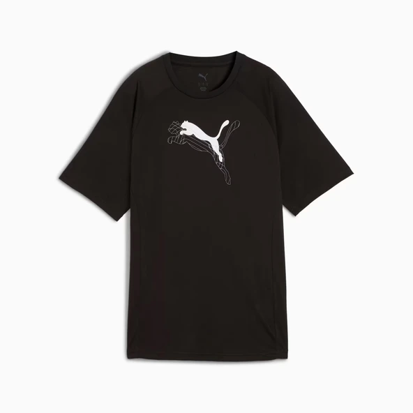 Puma 688139 01 Evostripe Graphic Tee Kadın Günlük T-Shirt - Resim 4