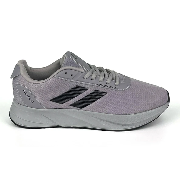 Erkek Buz Siyah Bağcıklı Nefes Alan Esnek Hafif Günlük Sneaker Spor Ayakkabı ürün görseli 1