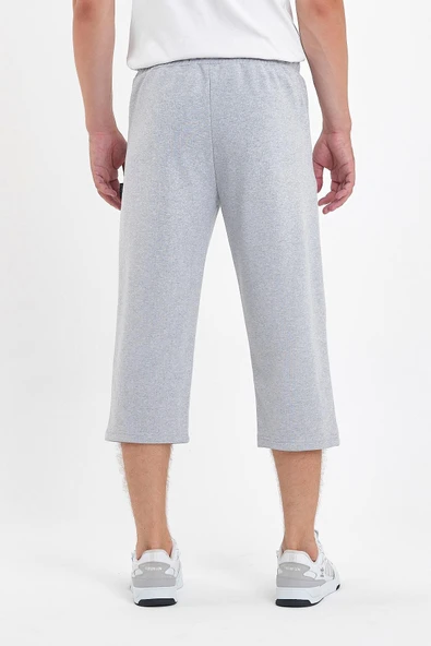 Erkek 4'Lü Cepleri Fermuarlı Bermuda Diz Altı Kapri Lastikli Uzun Şort - Resim 7