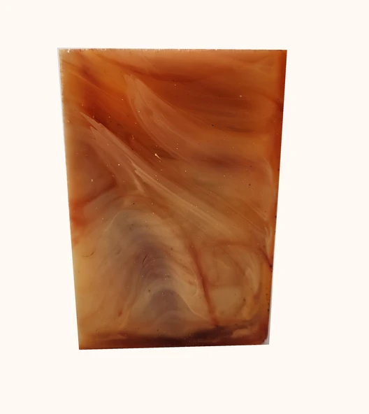 Kahve Beyaz Hareli Katalin Tesbih Hammaddesi - 3