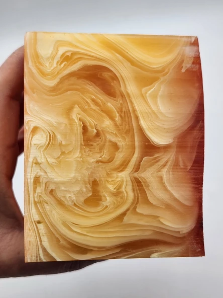 Beyaz Hareli Katalin Tesbih Hammaddesi - Resim 3