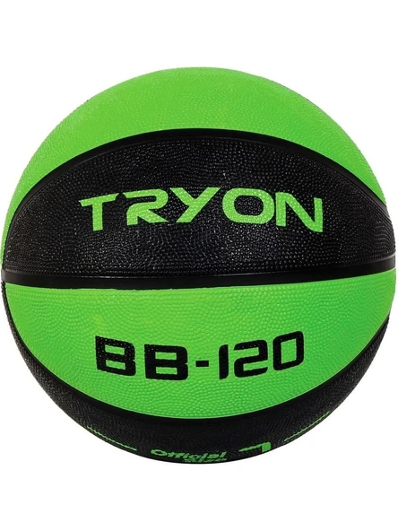 Tryon BB-120 Basketbol Topu 7 Numara Siyah-Yeşil