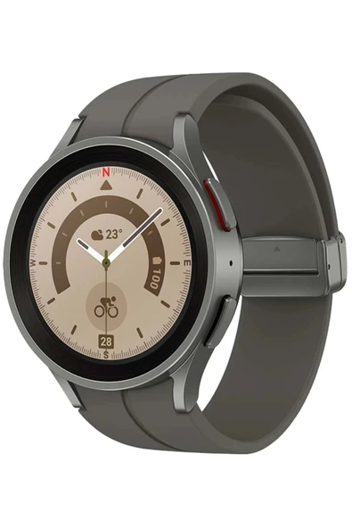 Samsung Galaxy Watch 5 Pro Gri Titanyum Akıllı Saat 45mm - Resim 2