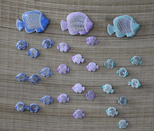 Balıklı Asmalı Rüzgar Çanı ürün görseli