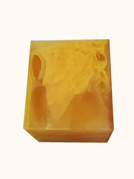 Küp Sarı Hareli Katalin Tesbih Hammaddesi 500 gr. - Resim 3