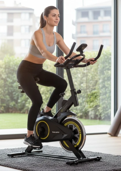 Max Fit Voit Garantili Maxfit S1 Spinbike Direnç Ayarlı Ayarlanabilir Sele Ve Gidon