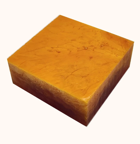 Sarı Hareli Katalin Tesbih Hammaddesi 300 gr. - Resim 2