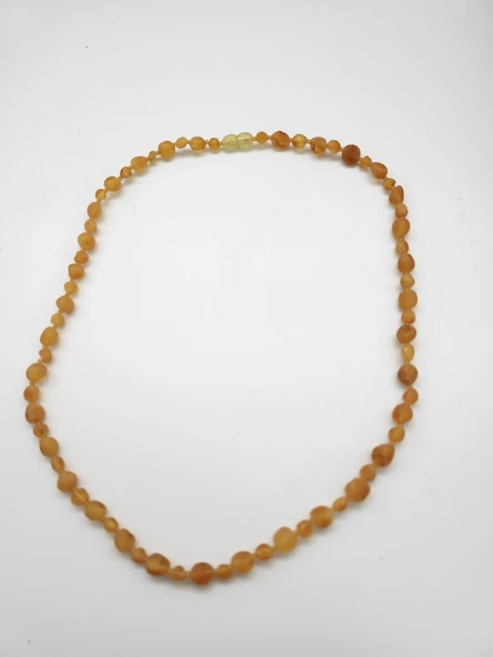 Mat Ukrayna Menşeili Damla Kehribar Yetişkin Kolye - 3