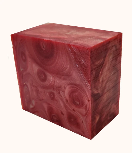 Kırmızı Sedefli Hareli Katalin Blok - Resim 2