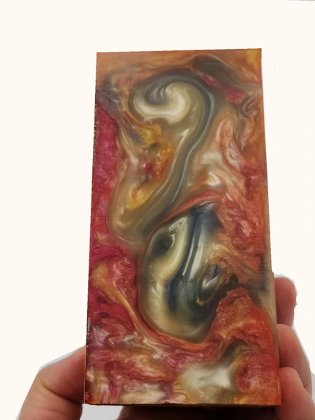 Opal Sedefli Katalin Tesbih Hammaddesi - Resim 2