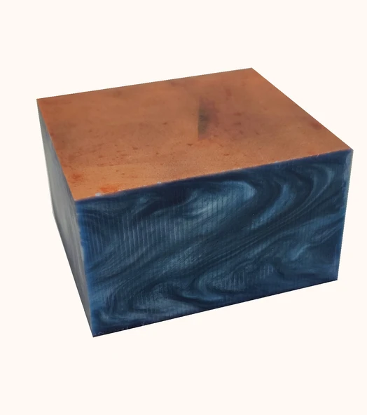 Mavi Sedefli Katalin Tesbih Hammaddesi - Resim 3