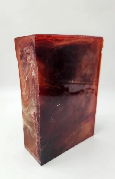 Kahve Beyaz Hareli Katalin Tesbih Hammaddesi - 4