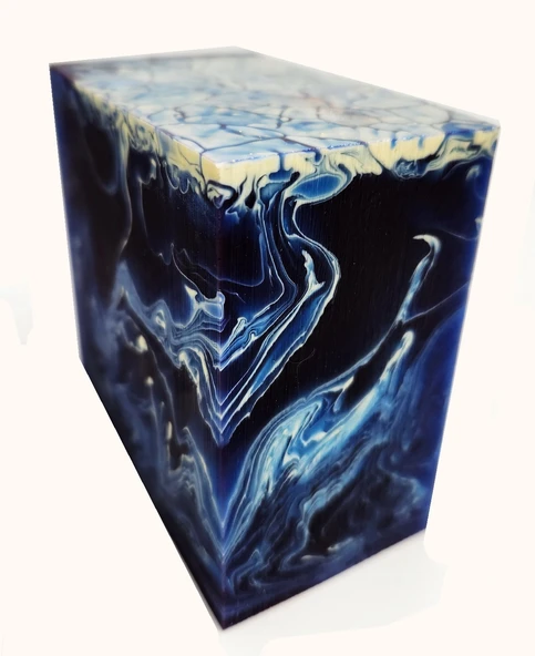 Mavi Beyaz Katalin Kalıp 430 gr. - Resim 2