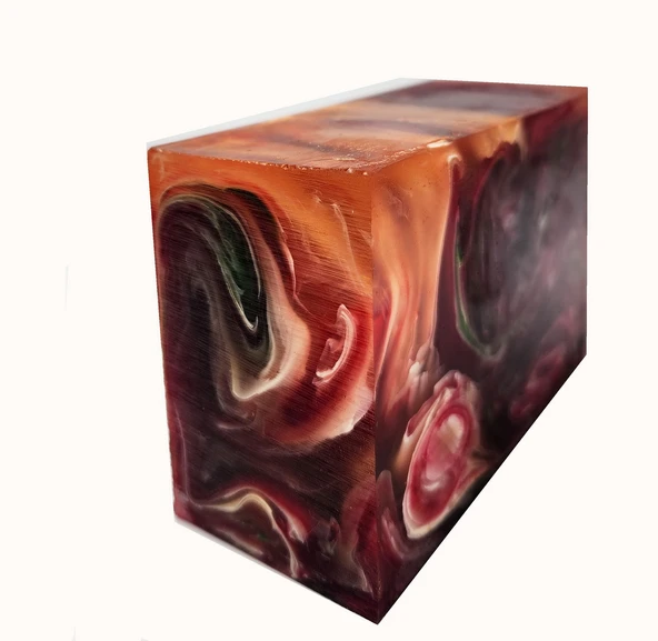 Rengarenk Katalin Tesbih Hammaddesi - Resim 2