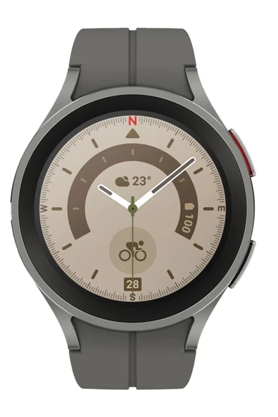 Samsung Galaxy Watch 5 Pro Gri Titanyum Akıllı Saat 45mm ürün görseli