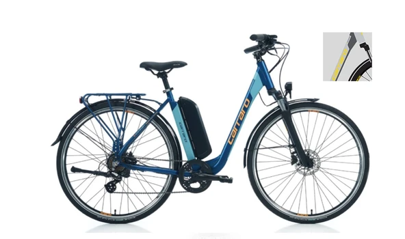 Carraro E-Comfort 2.1 28-Jant Hd Elektrikli Şehir Bisikleti (Mat Storm Gri) ürün görseli