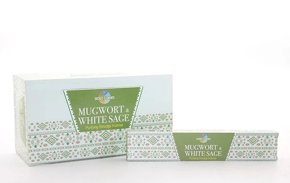 Hem Sacred Elements Mugwort & White Sage Masala Aromalı Çubuk Tütsü ürün görseli