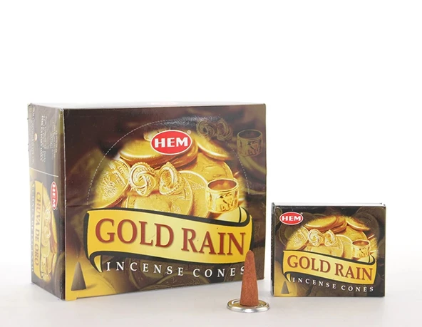 Gold Rain Aromalı Konik Tütsü ürün görseli