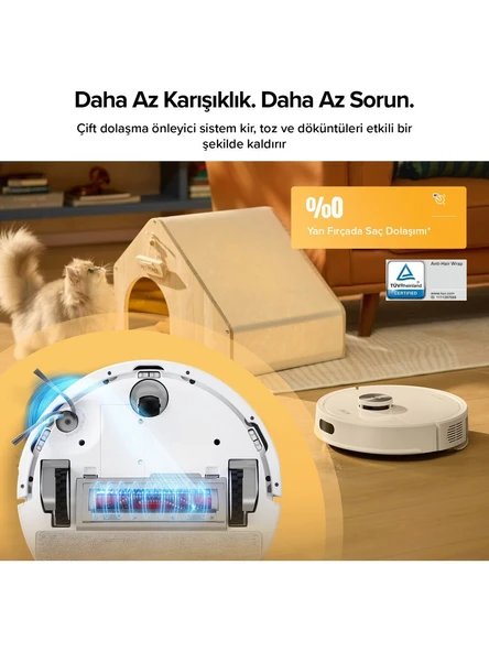 Roborock Vacuum Q8 Robot Süpürge Beyaz - 4