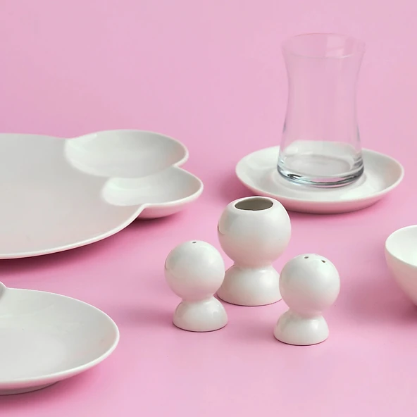 Karaca Red Carpet Collection Stream Bone Blow 26 Parça 6 Kişilik Kahvaltı Takımı - Resim 3