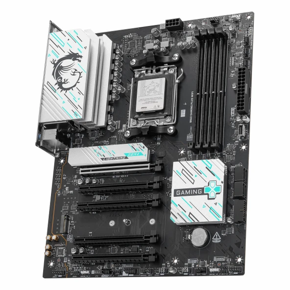 MSI B840 Gaming Plus WiFi DDR5 (8000MHz)OC M.2 HDMI/USB-C PCIe 4.0 AM5 ATX Anakart - Resim 3