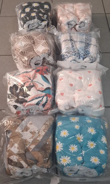 AKTAR TEKSTİL ÜTÜ MASASI ÖRTÜSÜ KEÇELİ LASTİKLİ 140 X 50 CM - Resim 6