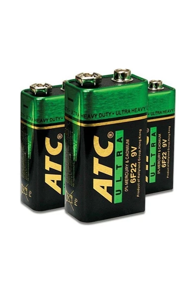 KANDİLLER ATC ULTRA 9 VOLT PİL 2 ADET