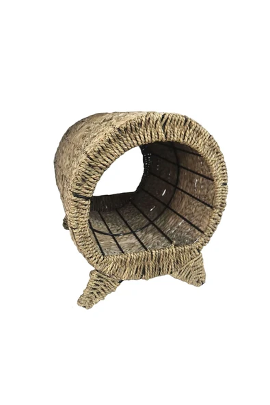 KANDİLLER Rattan Kedi Evi Doğal Ağaç Kedi Evi - 2