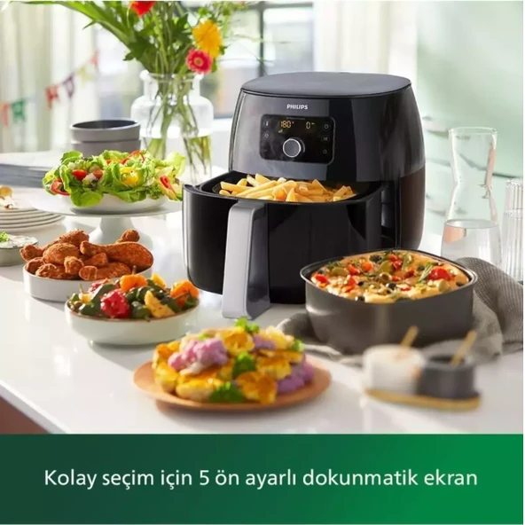 Philips Airfryer HD9650/90 XXL Avance Collection 7.3 lt Yağsız Fritöz - 4