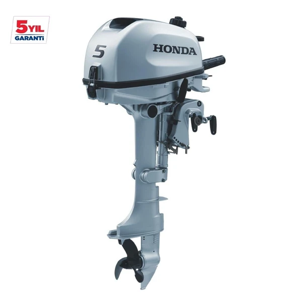 Honda BF 5 HP Kısa Şaft İpli Manuel Benzinli Deniz Motoru - Resim 2