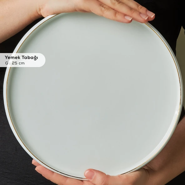 Karaca Stream Bone Sunset 34 Parça 6 Kişilik Kahvaltı Takımı Gold - Resim 8