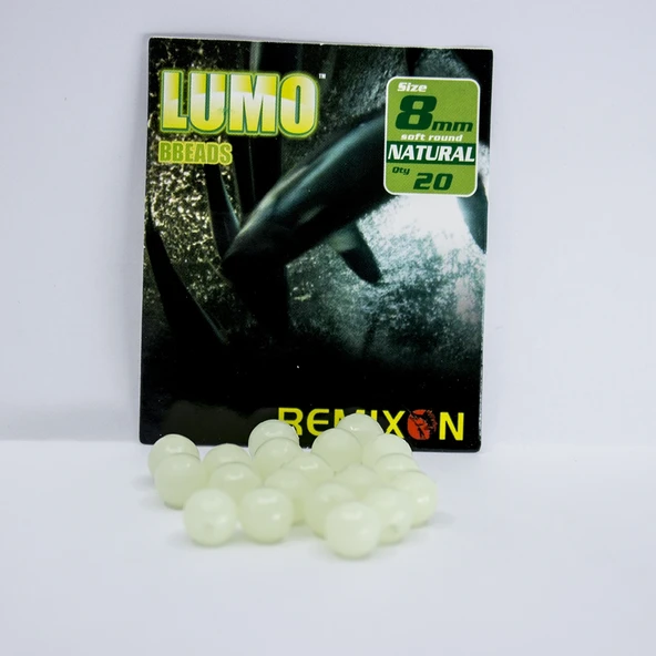 Remixon 8mm Yuvarlak Soft 20 Adet Boncuk Renk : Yeşil - Resim 3