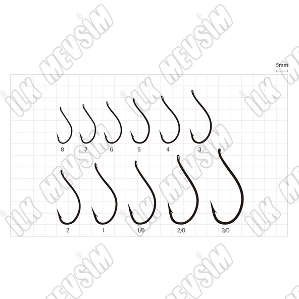 Sasame F-709 BL Nickel Seigo Ringed İğne İğne No : 8 - Resim 2