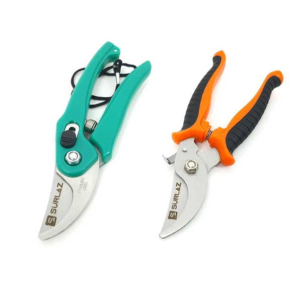 El Tipi Budama Makası Kolay Temizlenebilir ve Hafif Yapı 2 Parça Set