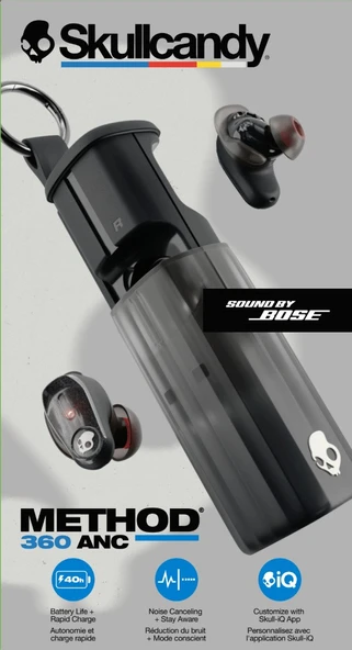 Skullcandy Method 360 Anc Tws Kulaklık True Black S2MTW-T740 - 4
