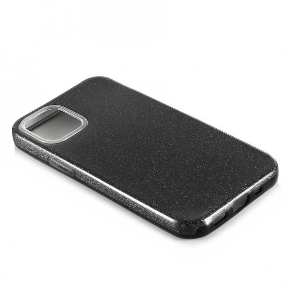 Apple iPhone 12 Mini Kılıf Zore Shining Simli Silikon Kılıf - 8